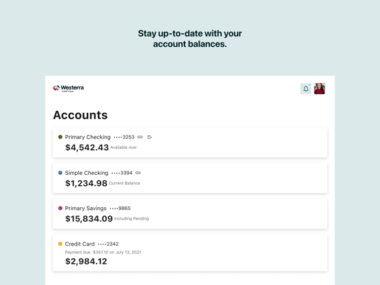 Screenshot #5 pour Westerra CU Business Banking