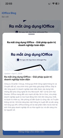 iOffice Platform screenshot
