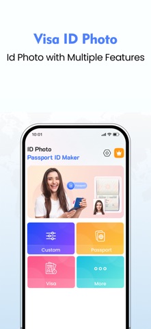 Passport Photo Maker - Visa ID iPhone screenshot