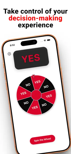 Spindle: Yes/No Decision Wheel screenshot 2