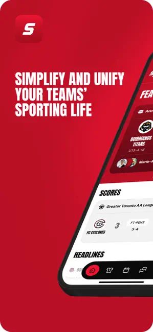 Spordle iPhone screenshot 1