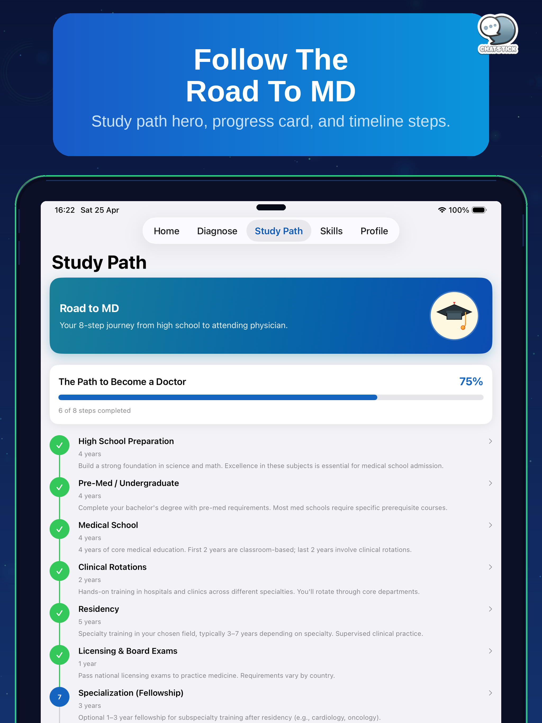 MedCareer Guide by ChatStick