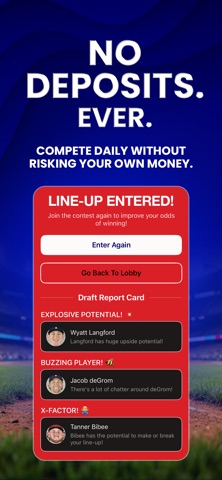 TopDraft Fantasy Sports iPhone screenshot