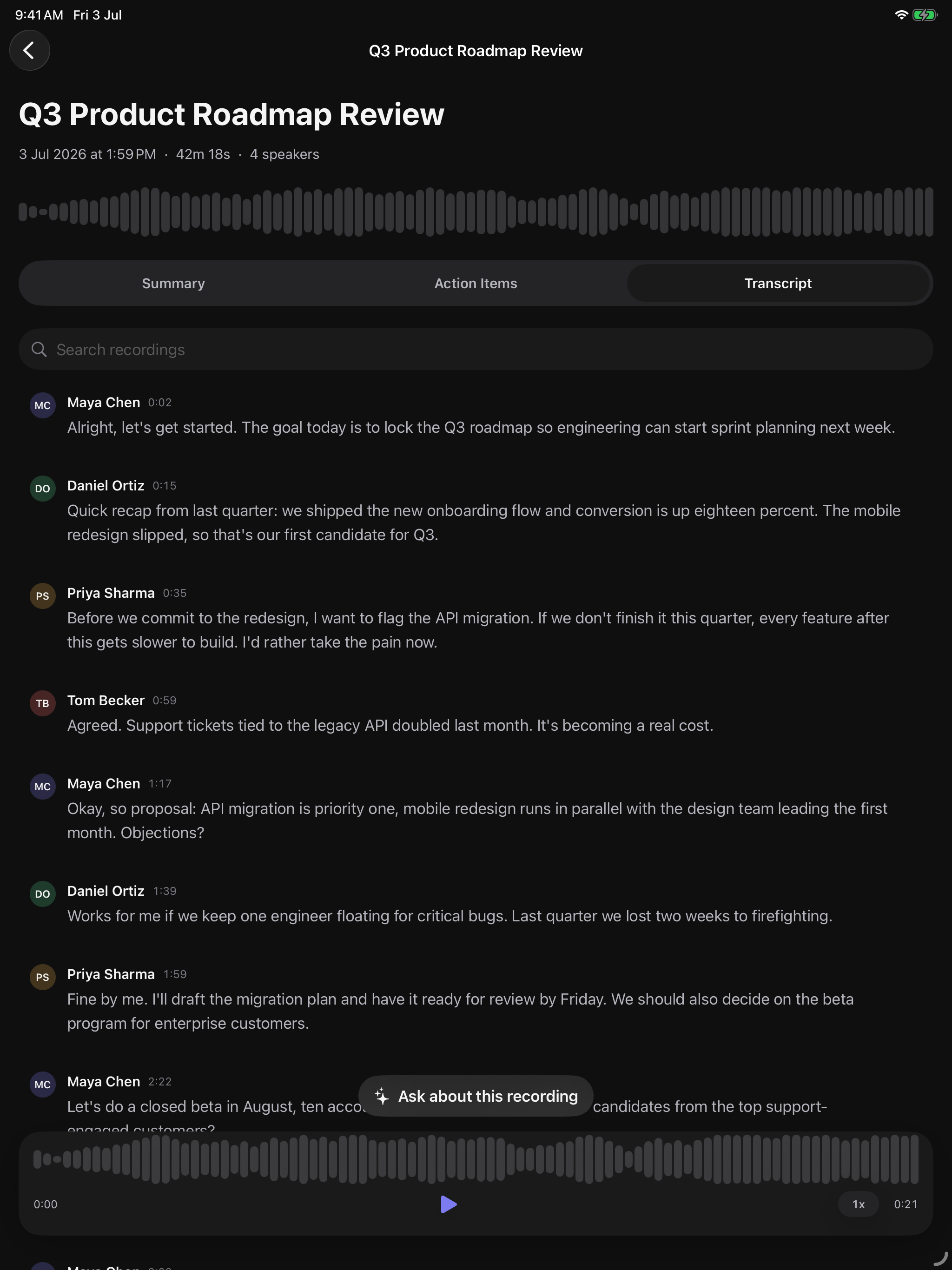 Minutely: Meeting Notes screenshot 11