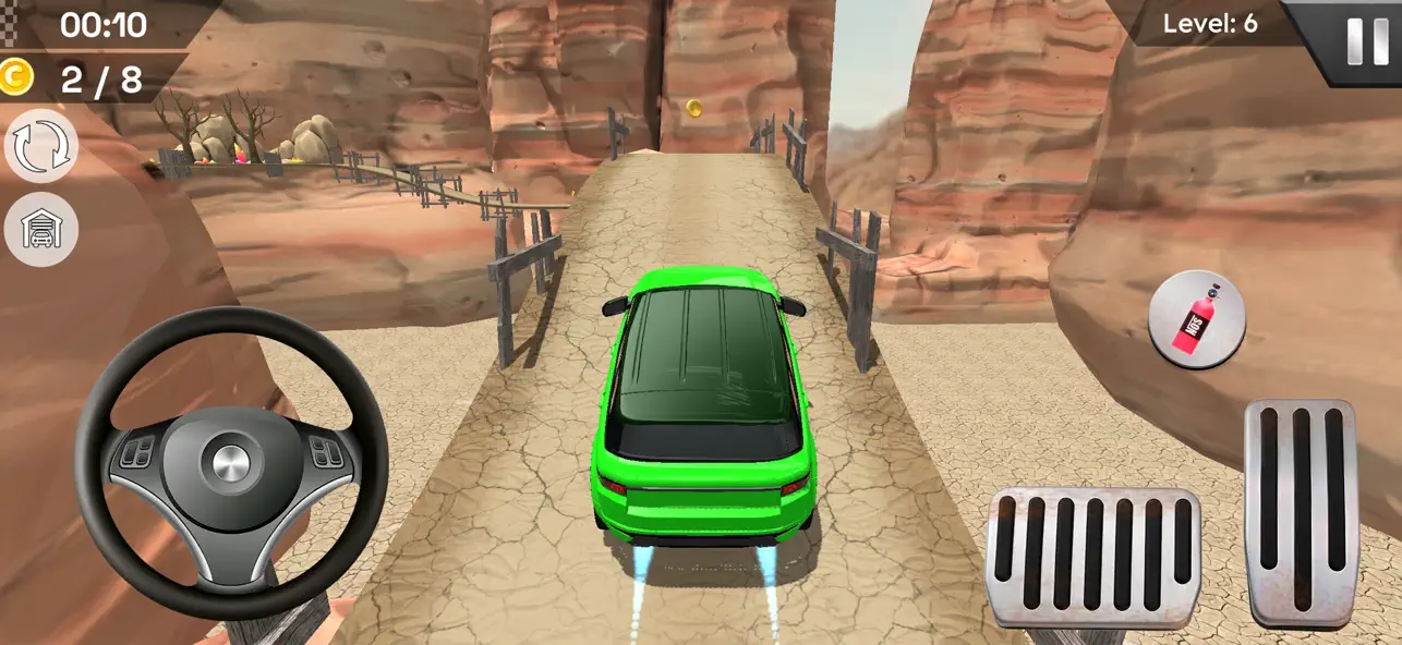 Screenshot #2 pour Car Driving Game - Hill Climb