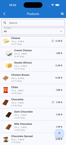Zelistix - Shopping List iPhone screenshot