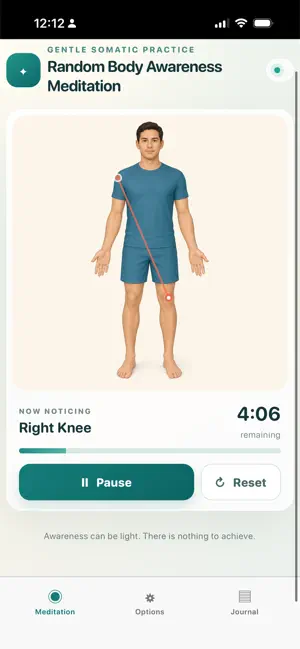 Random Body Aware Meditation screenshot 1