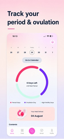 Elika Super: Period, Pregnancy iPhone screenshot