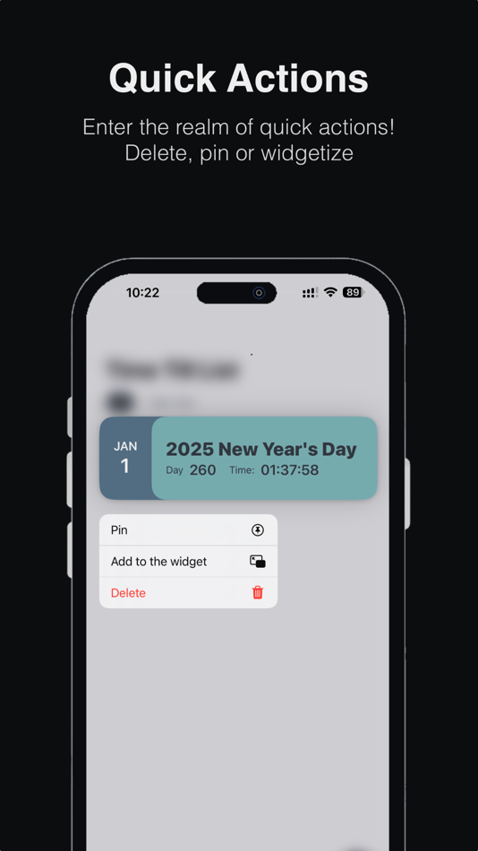 #2. Countdown & Widget: TimeTill (iOS) 由: Andrii Kolisnyk
