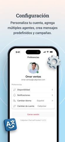 Callpicker Chat screenshot
