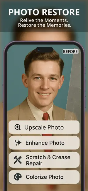 Restore Old Photos - PicHeal screenshot 1