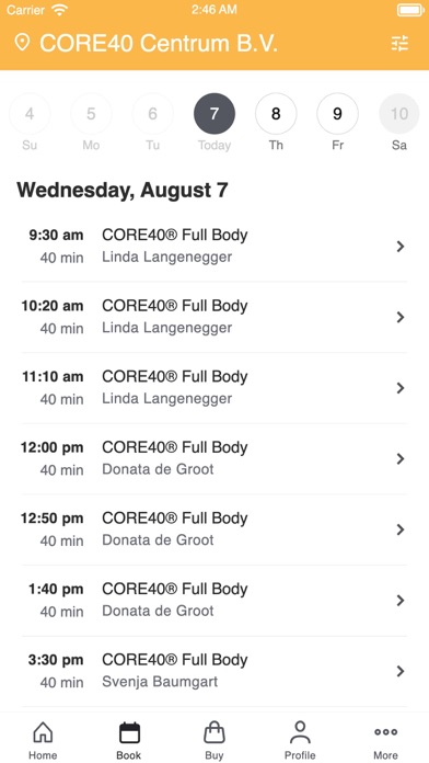 CORE40 AMSTERDAM Screenshot