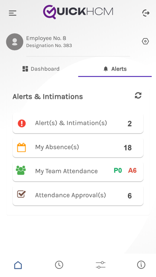 QuickHCM Mobile App screenshot