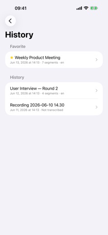 TalkScript - voice to script screenshot