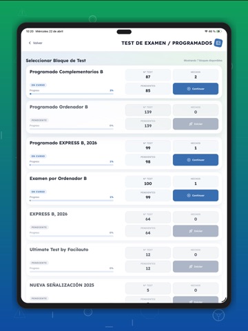Facilauto Formacion iPad screenshot 2