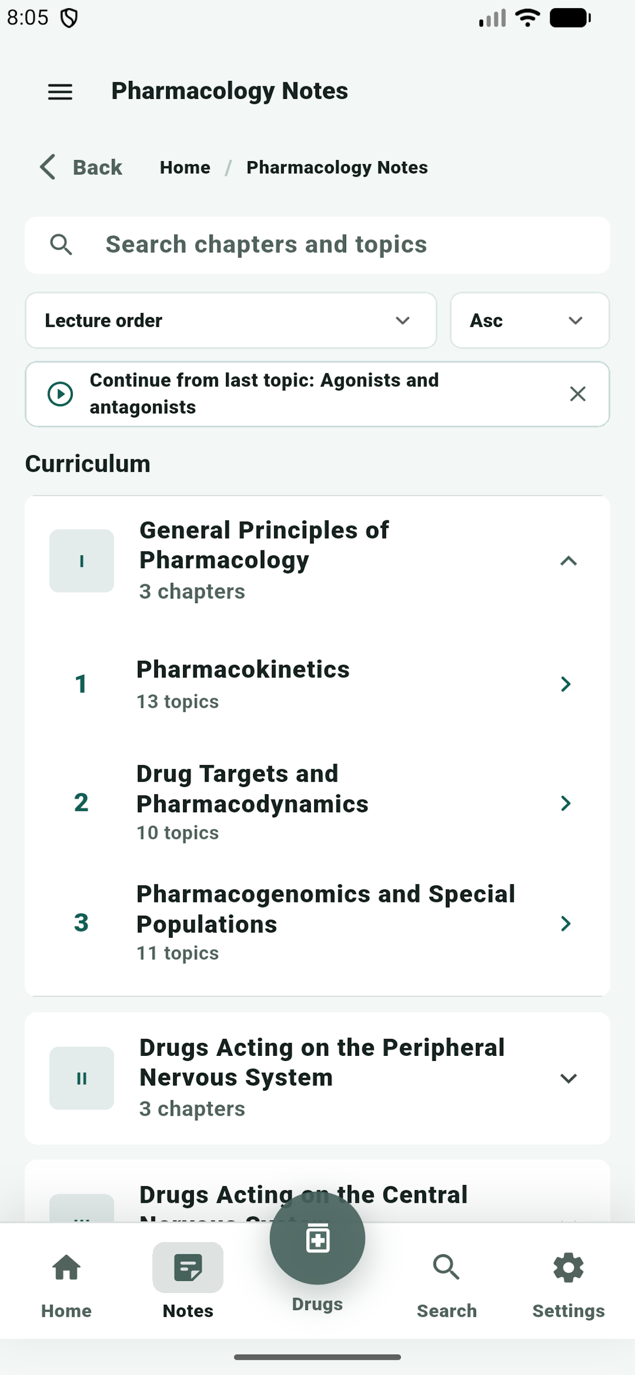 Xyberlab Pharmacology Guide screenshot 5