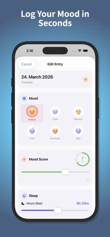 MoodForecast — Mood Tracker Screenshot 4 of 6
