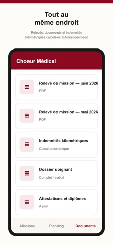 Choeur Médical iPhone screenshot