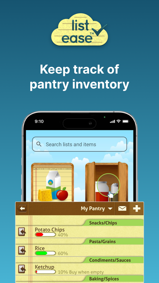 #5. List Ease: Shared Grocery List (iOS) 由: inMarket Media, LLC