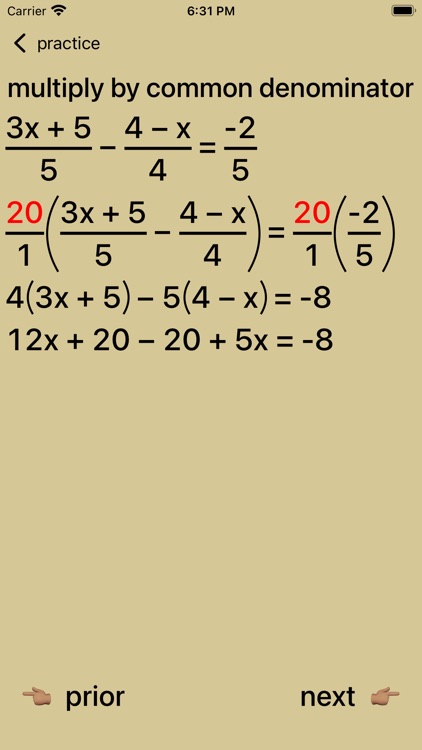 20/20 Rational Expressions screenshot-7