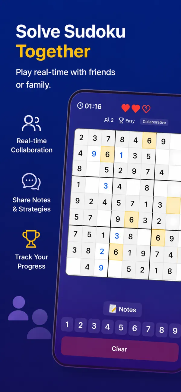 Screenshot #1 pour Collaborative Sudoku