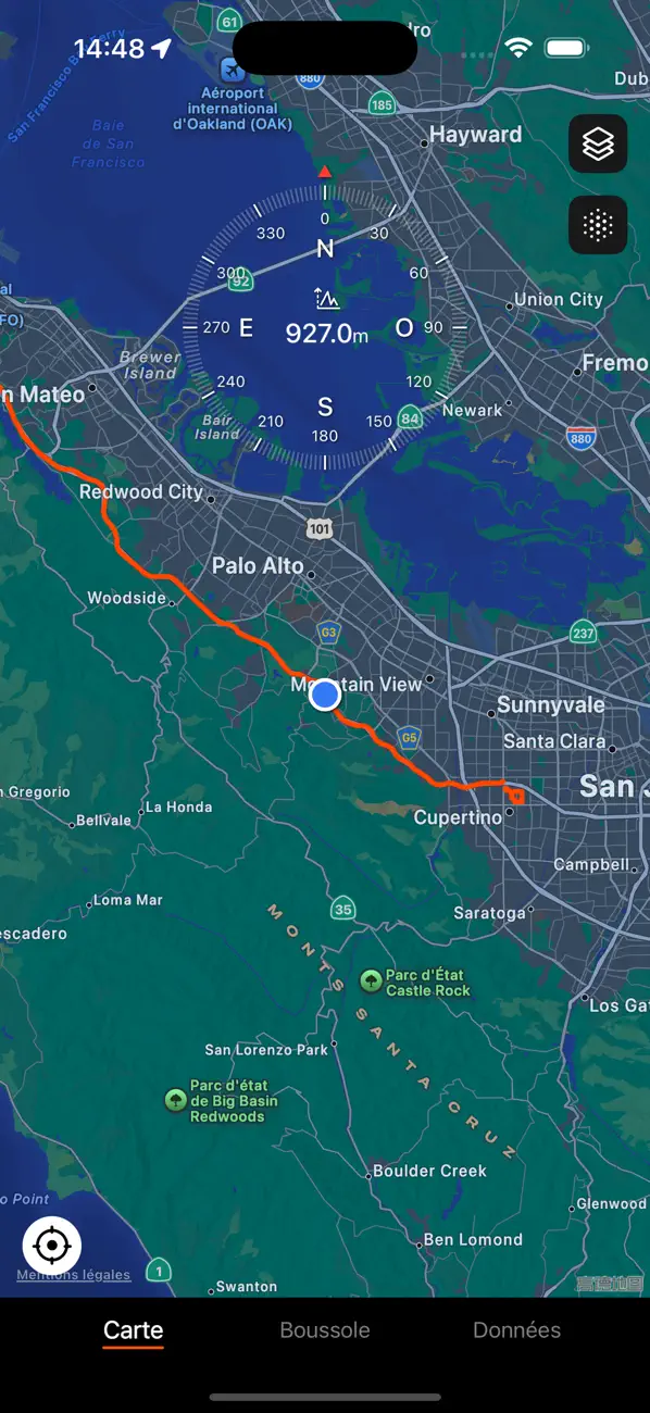 Screenshot #3 pour Compass Pro - Altimètre GPS