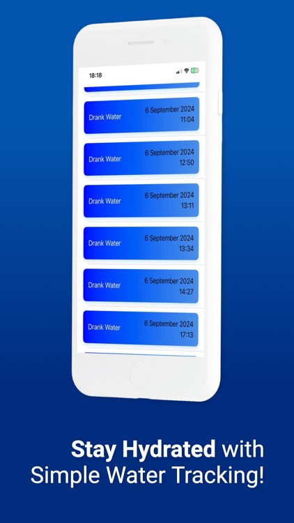 Daily Water Intake Tracker App