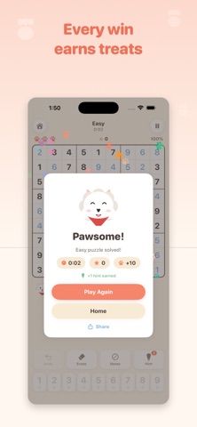 Pawdoku: Cute Dog Sudoku iPhone screenshot