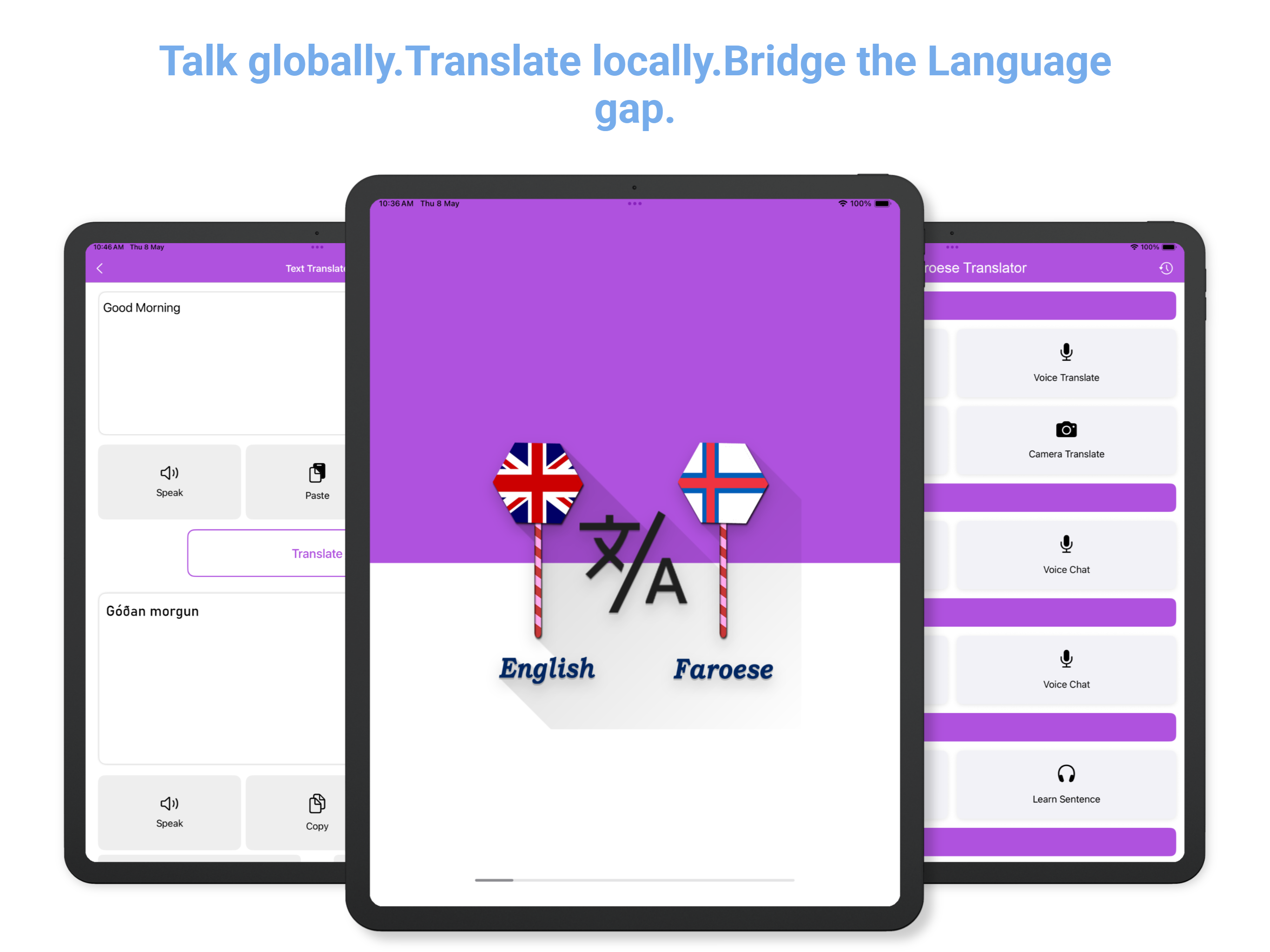 English - Faroese Translator