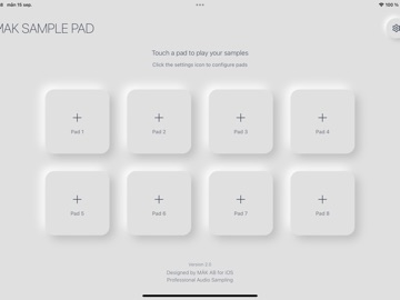 Mak Custom Sample Pad iPad screenshot