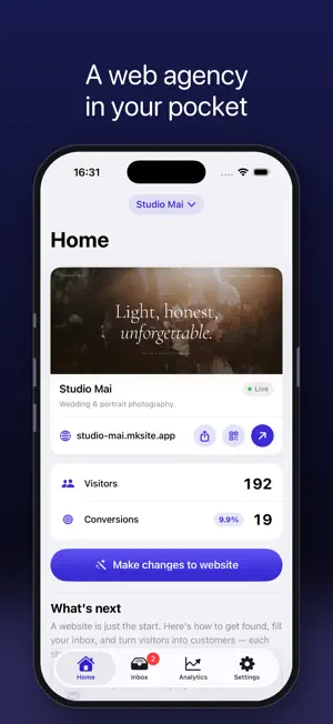 Make Website: AI Site Builder screenshot 1