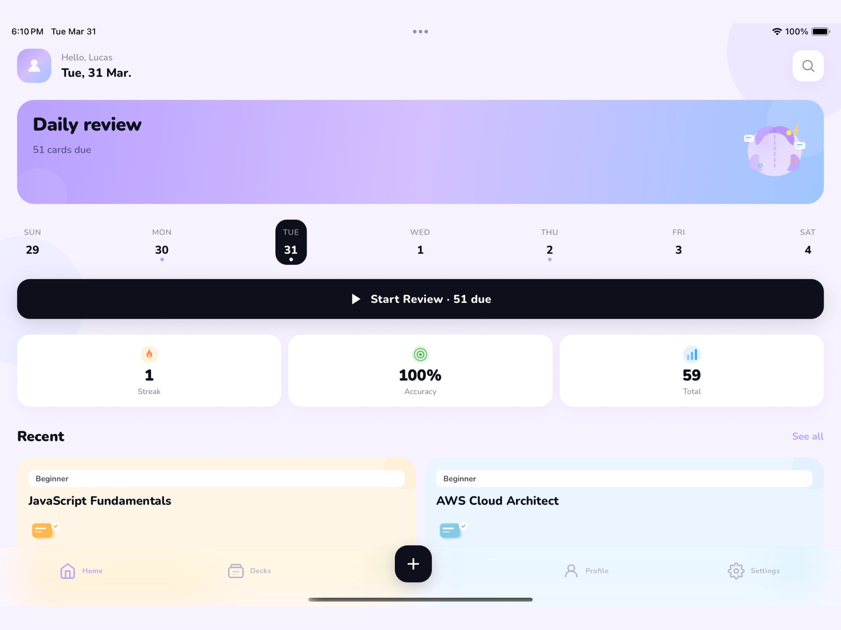 Hey Memora: AI Flashcard Maker screenshot 4
