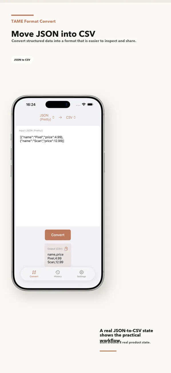 Screenshot #2 pour TAME Format Convert