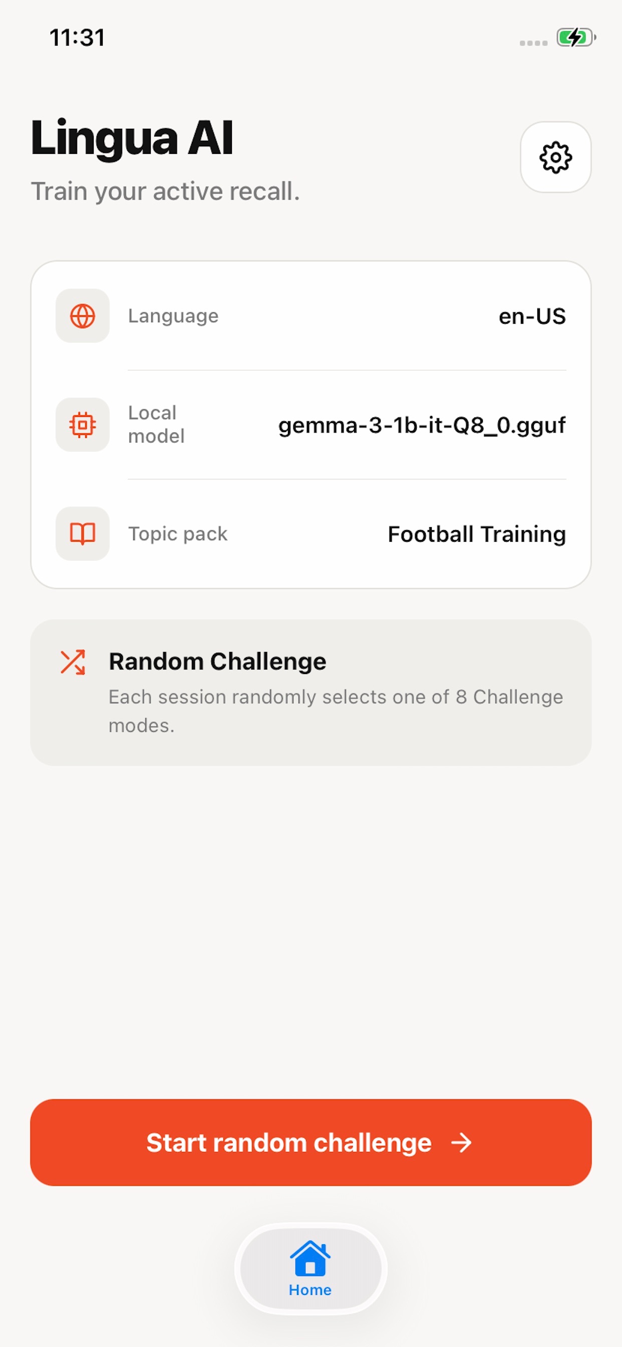 Screenshot 7 of Lingua AI Challenge