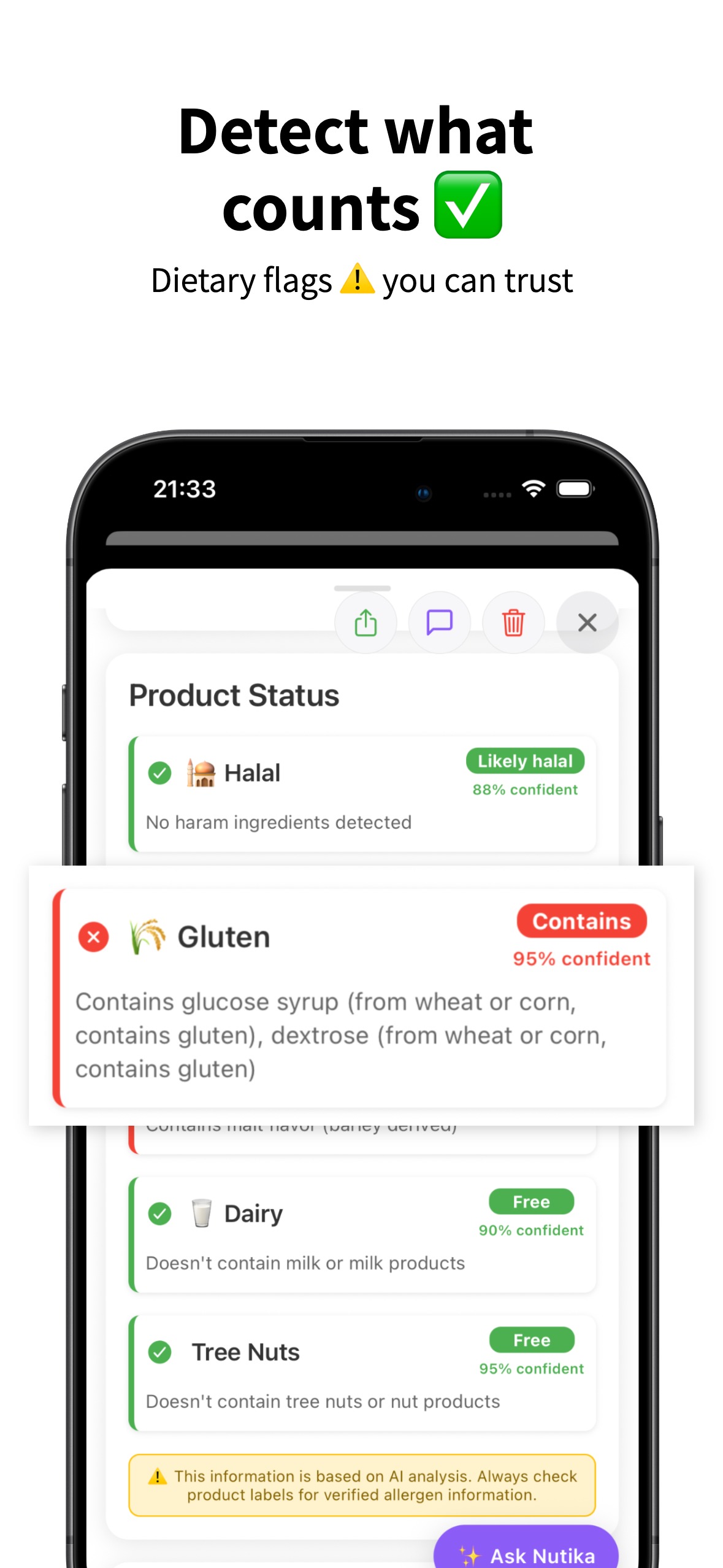 Nutika - Food Label Scanner