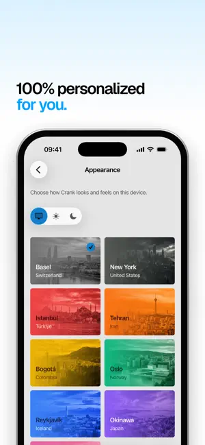 Crank: Gym workout log track screenshot 2