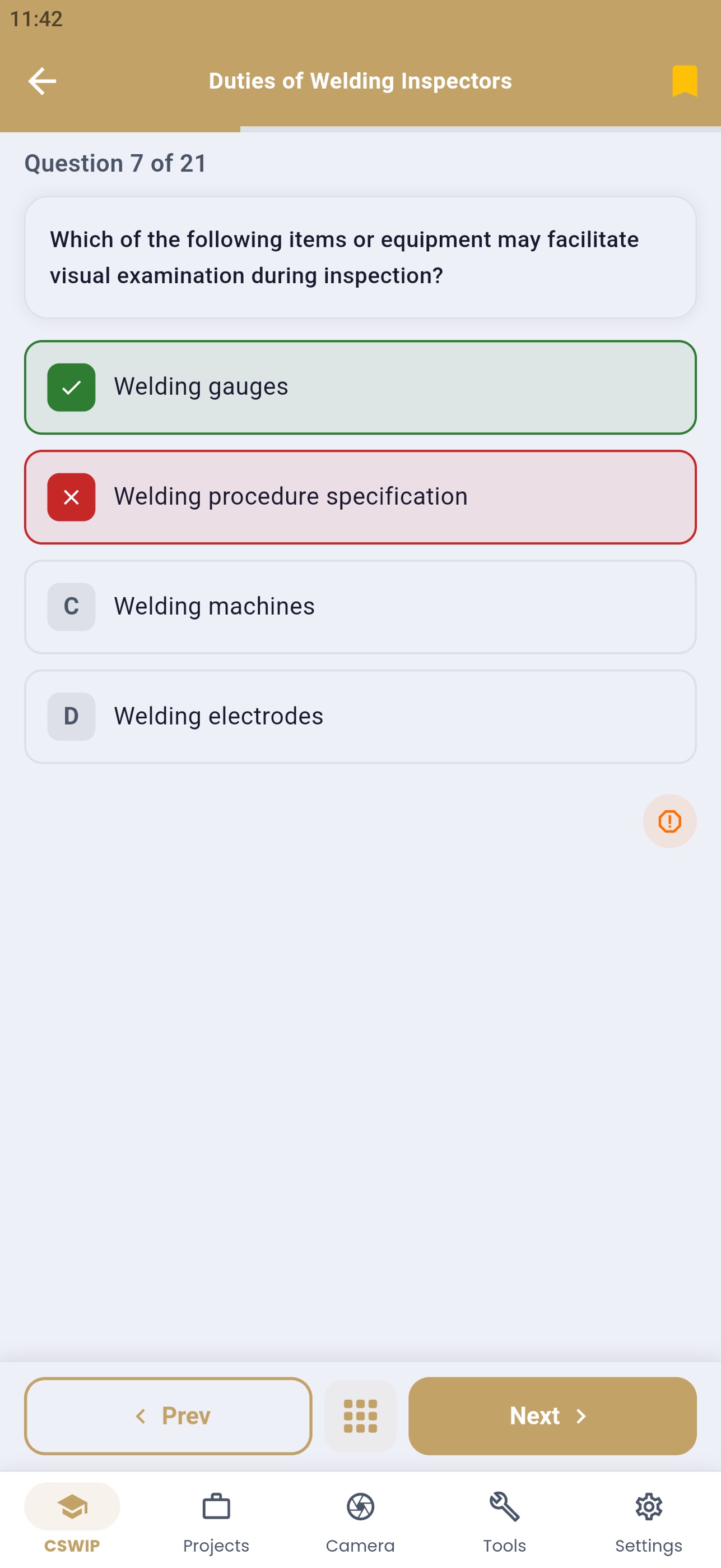 Screenshot 4 of CSWIP Welding Inspector