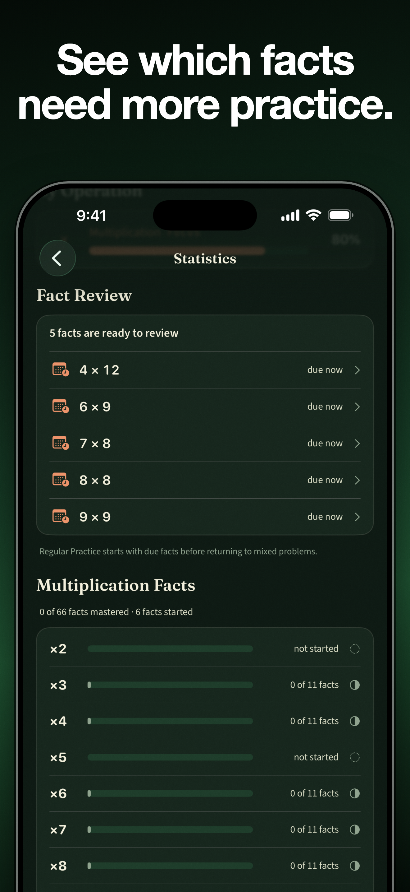 Quick Math: Times Tables screenshot 3