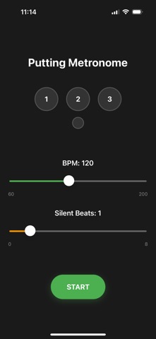 Golf Putting Metronome Screenshot 1 of 2
