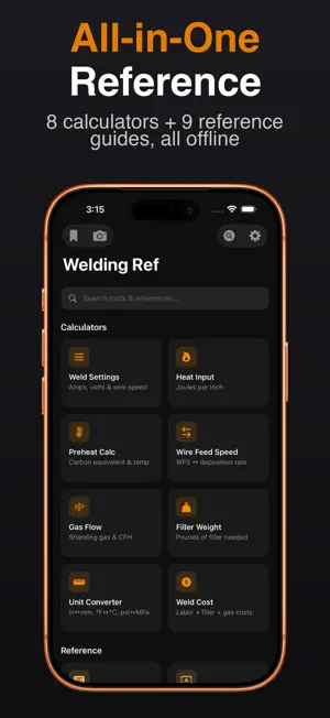 Welding Reference Pro screenshot 1
