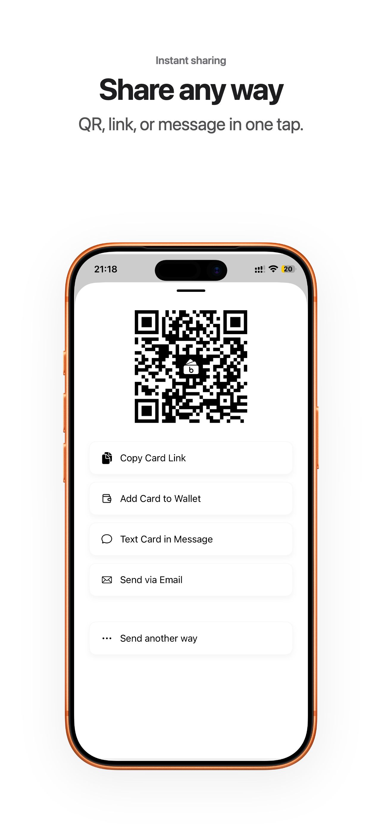 bCard: Digital Business Card screenshot 3