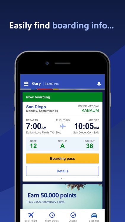 Southwest Airlines: Travel App screenshot-3