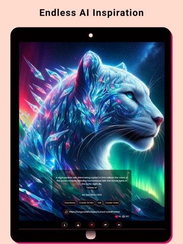 Tangra AI Image Generator iPad screenshot