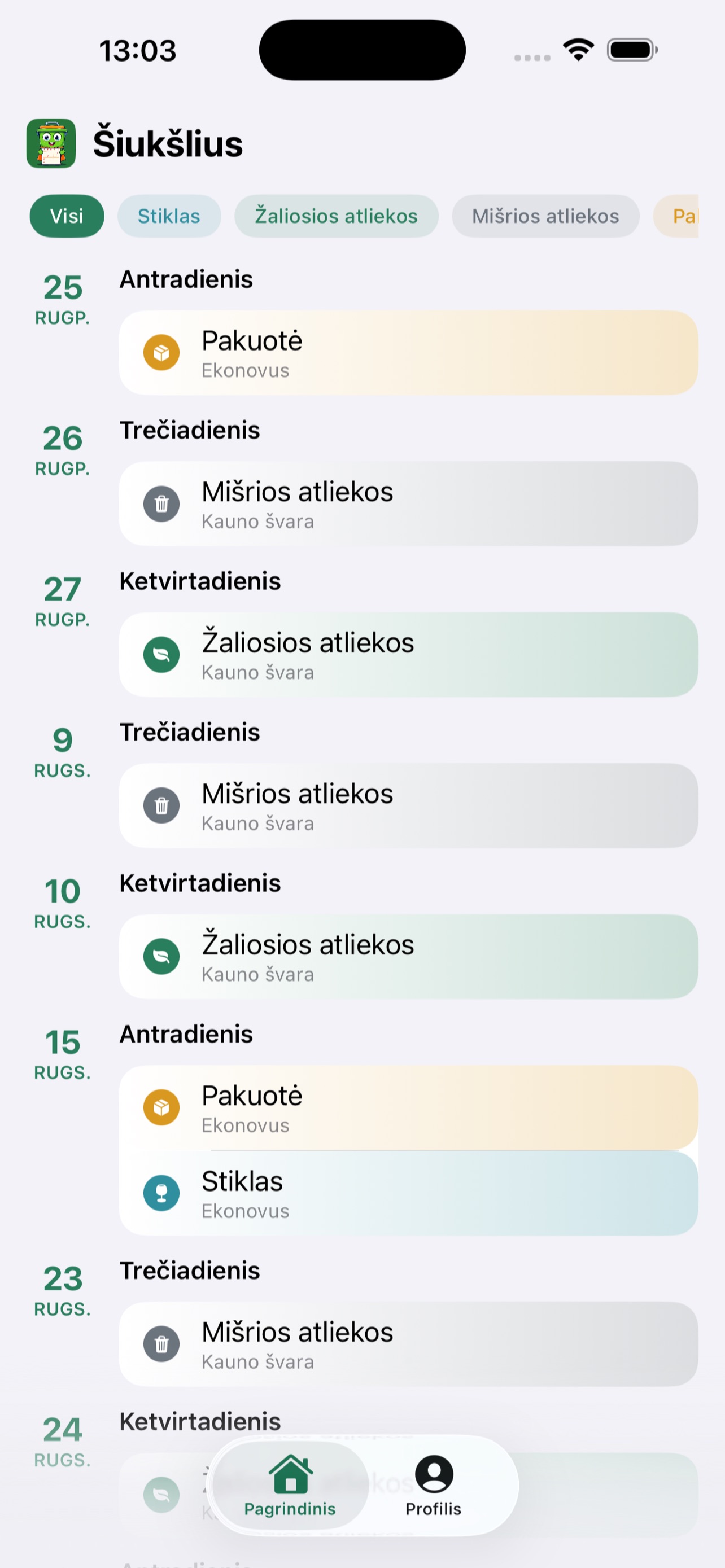 Screenshot 3 of Šiukšlius