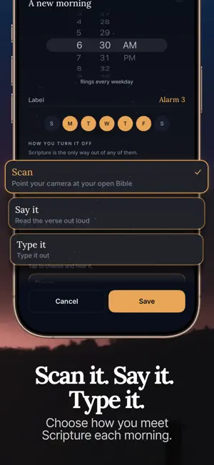 Koum: Christian Bible Alarm screenshot 2
