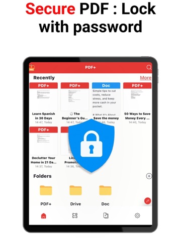 PDF Reader, Editor & Scanner + iPad screenshot