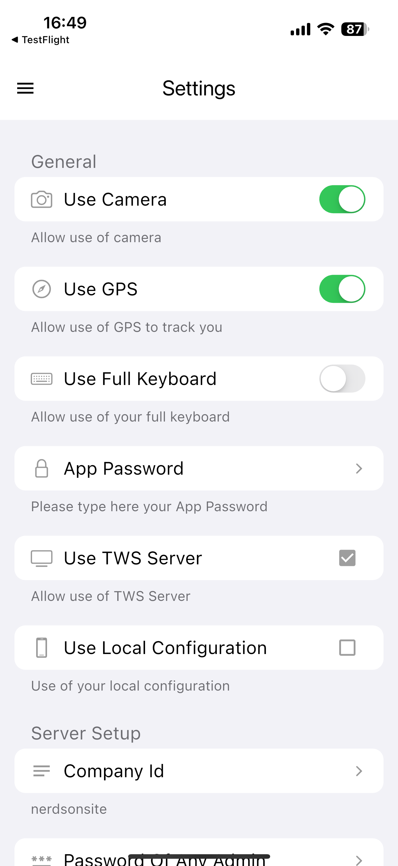 TWS - Punch Clock