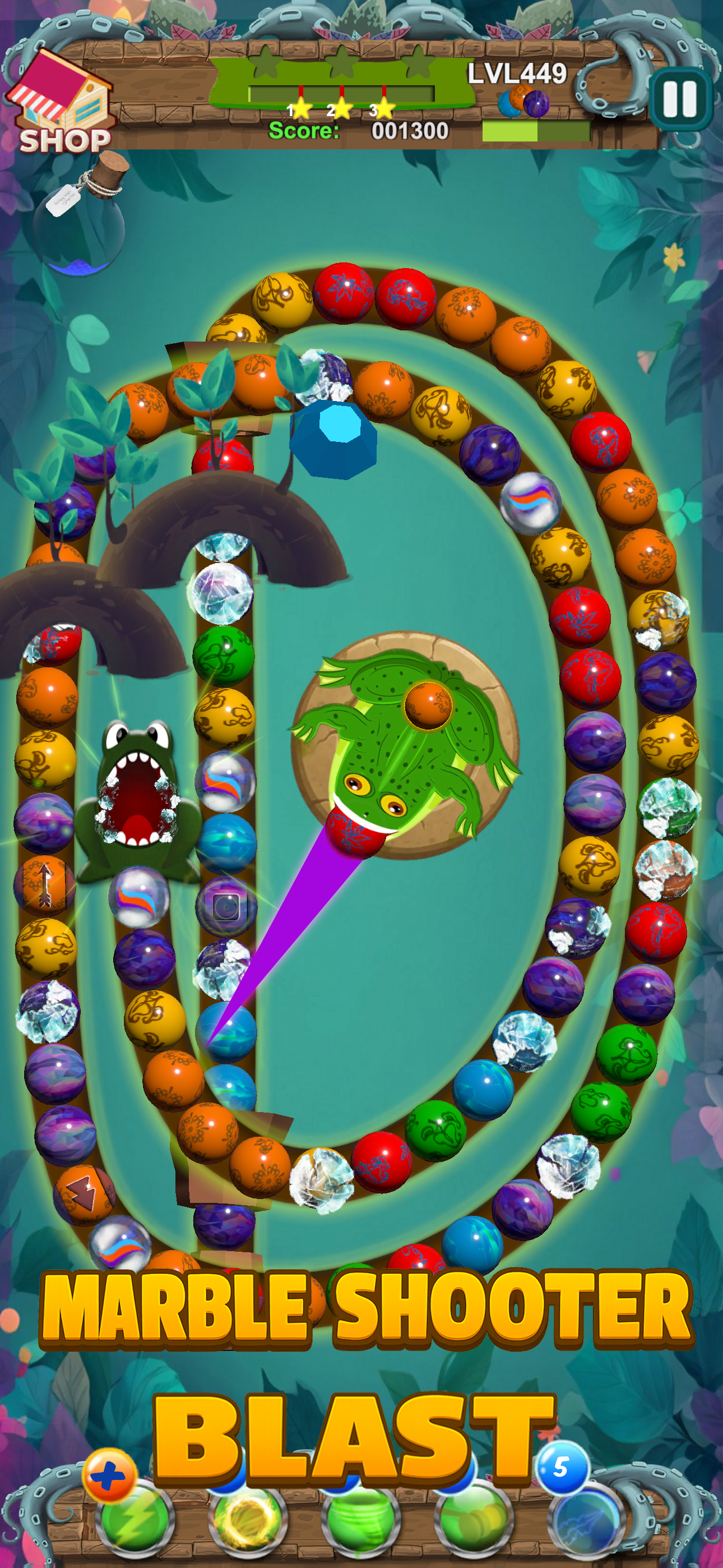 Marble Jungle: Blast Master 3D screenshot 4