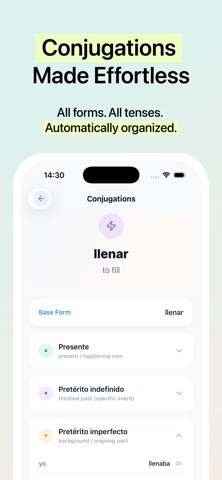 Mora: Language Flashcards AI iPhone screenshot