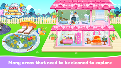 Lucy Home Cleaning Girls Game Screenshot